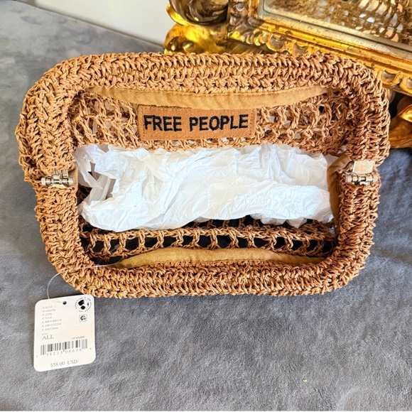 Free People Sand Bound Woven Clutch - Picture 3 of 6